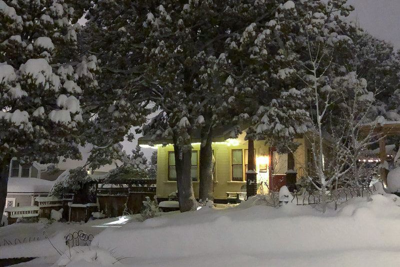 Juniper Hill Cottage after a three foot snow storm