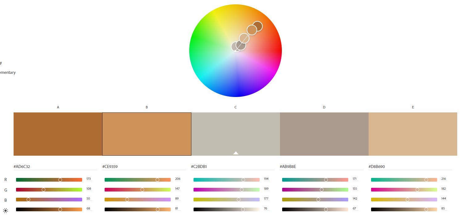 neutral color palette spectrum