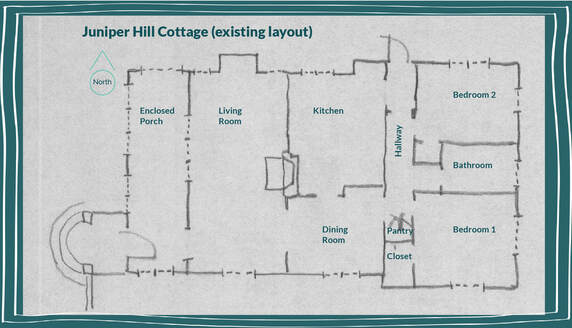 Juniper Hill Cottage current layout